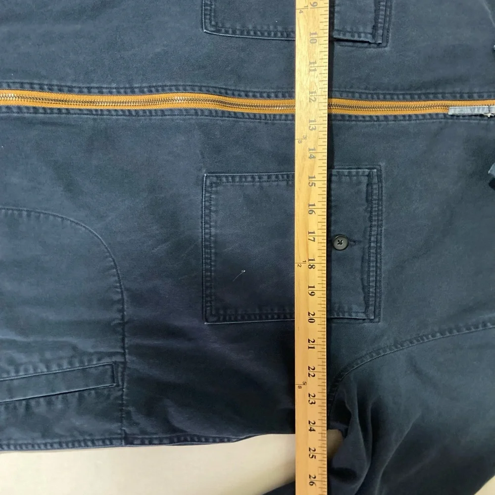 Carbon2Cobalt Men's XL Denim Jacket Blue Jean. Full Zipper 100% Cotton - Picture 8 of 16